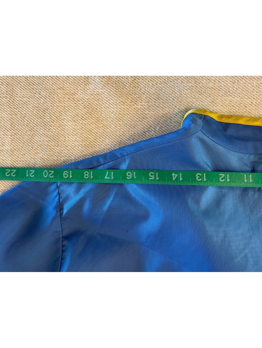 Vintage 60s Catalina Surfers Nylon Surf Windbreaker Pullover Smock Blue Yellow L - Picture 5 of 10